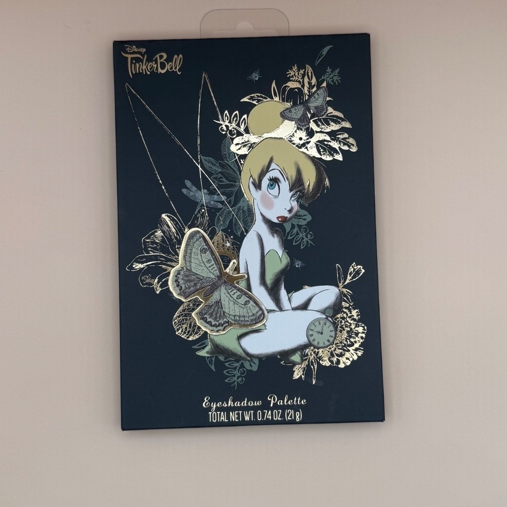 Disney Tinker‎ Bell Eyeshadow Palette Taste Beauty 12 Shades Mirror NEW Beauty